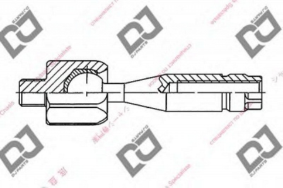 DJ PARTS dr1085 -  Осевой шарнир, рулевая тяга